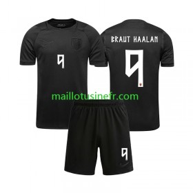 Maillot de Foot Norvège Braut Haaland 9 World Cup Extérieur 2026 - Enfant